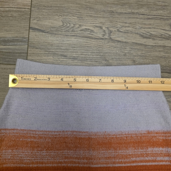 Anthropologie Akemi Kin Wool Blend Scenic Midi Skirt Artsy Grunge - Picture 5 of 6